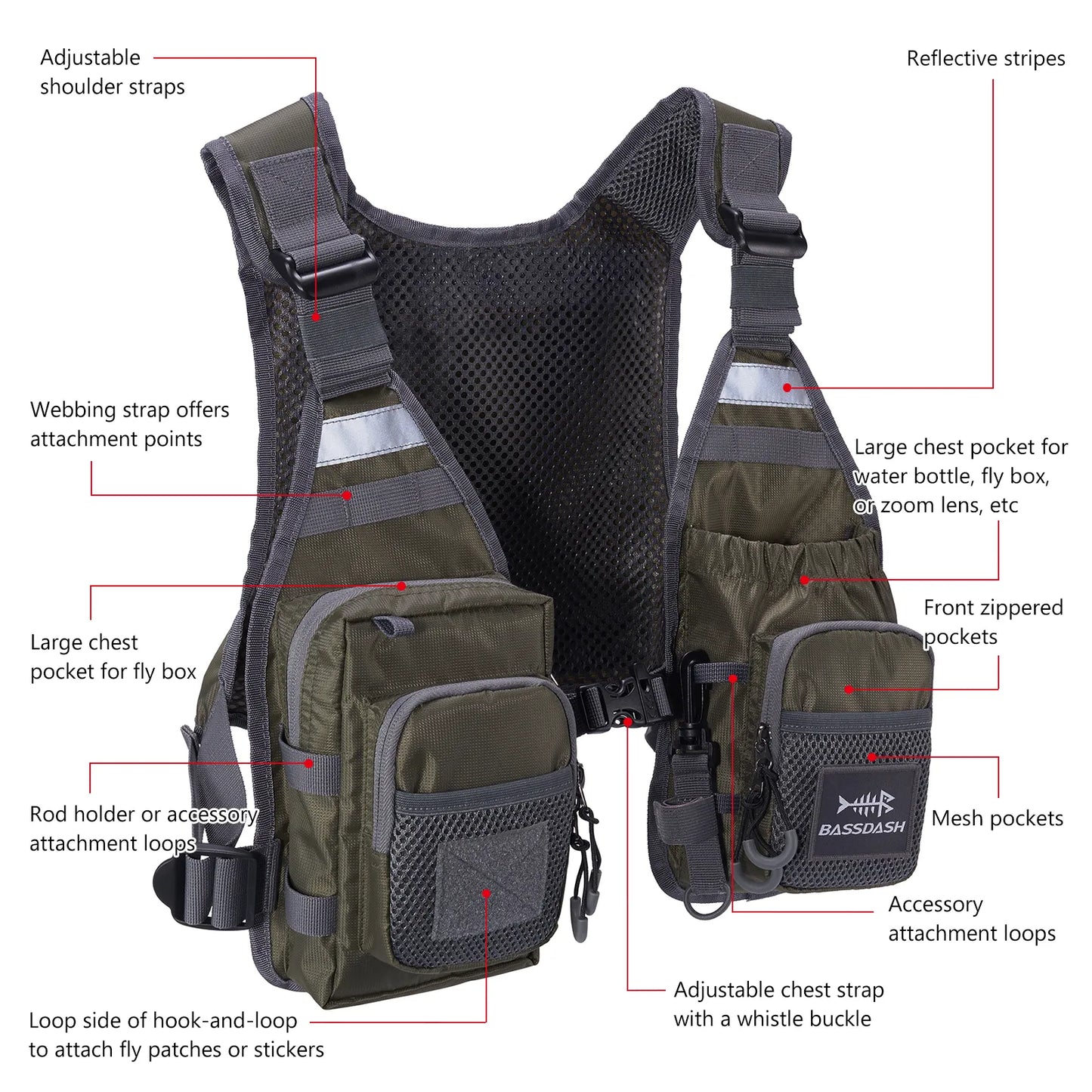 Ultra Lightweight Fly Fishing Vest