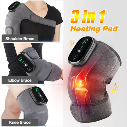 Electric Heating Knee Vibration Massager