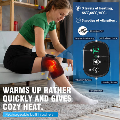 Electric Heating Knee Vibration Massager