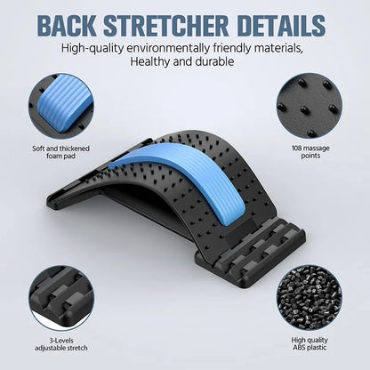 Back Stretcher Waist Neck Massager